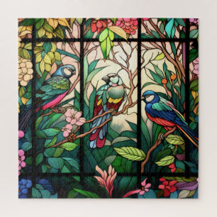 Puzzle Oiseaux et fleurs