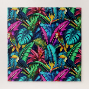 Puzzle Oiseaux Exotiques Jungle Dreams Motif de Surface S