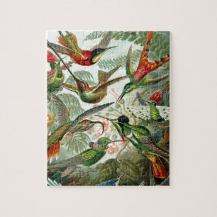 Puzzle oiseaux fleurs fleurs fleurs oiseau nature vintage