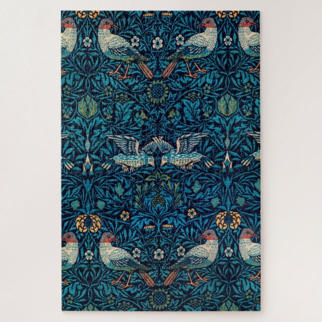 Puzzle Oiseaux (motif floral Vintage) (par William Morris (Vertical)