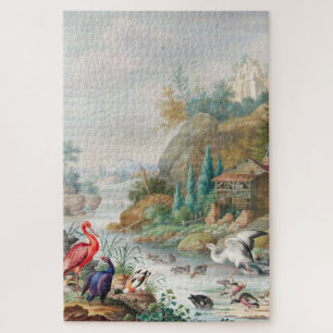 Puzzle Oiseaux près d'un ruisseau de montagne Herman Hens