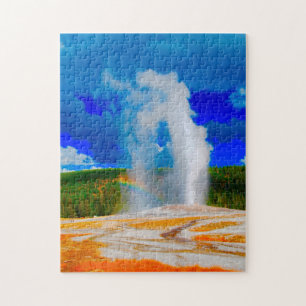 Puzzle Old Faithful Parc national de Yellowstone.
