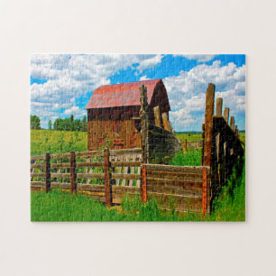 Puzzle Old Farm Barn Colorado.