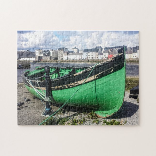 Puzzle Old Fishing Boat Galway Irlande. (Horizontal)