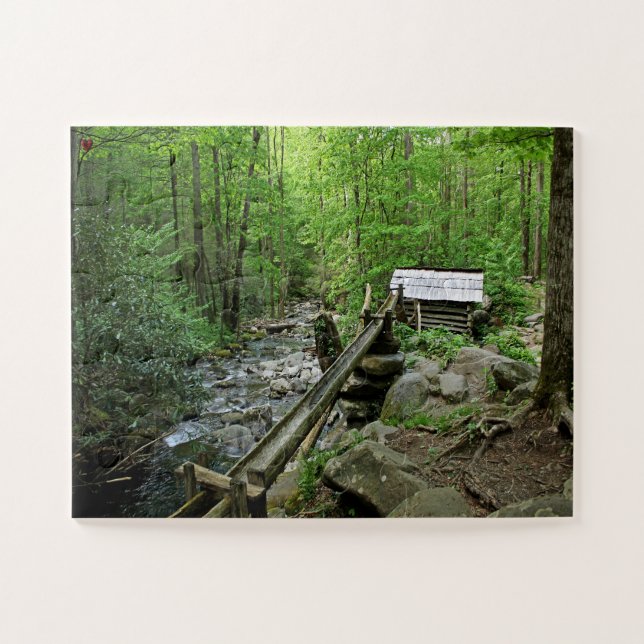 Puzzle Old Mill Gatlinburg Tennessee (Horizontal)
