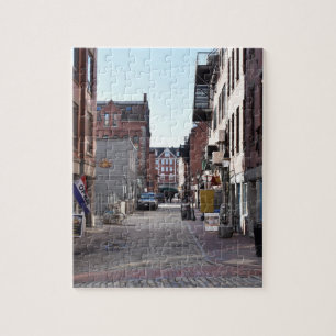 Puzzle Old Port Portland ME Maine rue Cobblestone