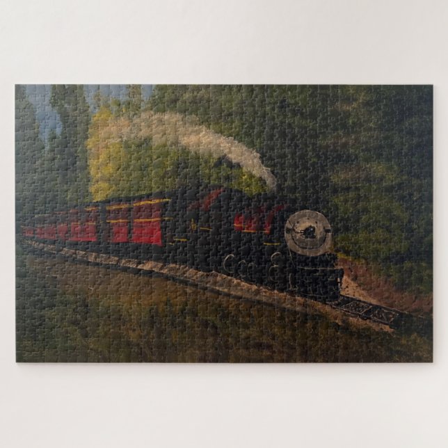 Puzzle Old Steam Engine, Original par Gary Poling (Horizontal)