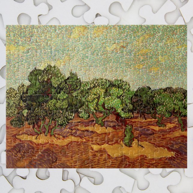 Puzzle Olive Grove, ciel bleu pâle par Vincent van Gogh (Créateur téléchargé)