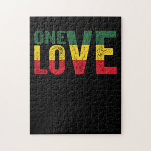 Puzzle One Love Jamaican Rasta Reggae