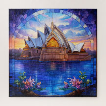 Opéra de Sydney en verre tendu
