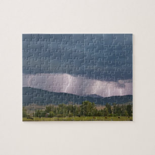 Puzzle Orage a produit de la foudre dans le Jocko