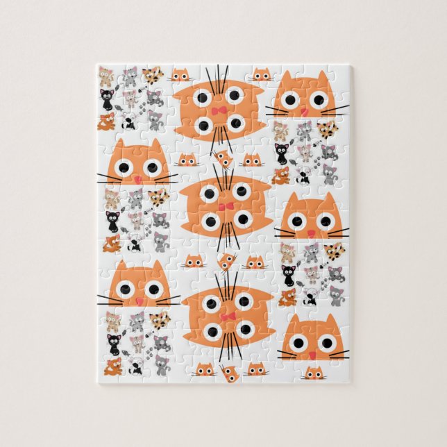 Puzzle Orange Cats (Vertical)