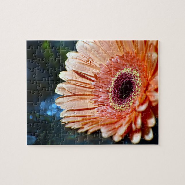 Puzzle Orange Gerbera Flower Photographie (Horizontal)