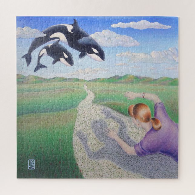 Puzzle Orca Dreams "C'est aussi ma planète !" (Vertical)