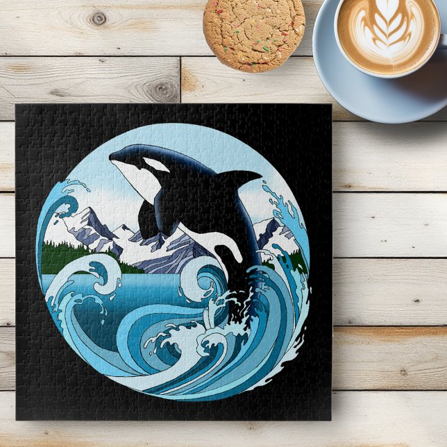 Puzzle Orca Killer Whale Blue Ocean (Créateur téléchargé)