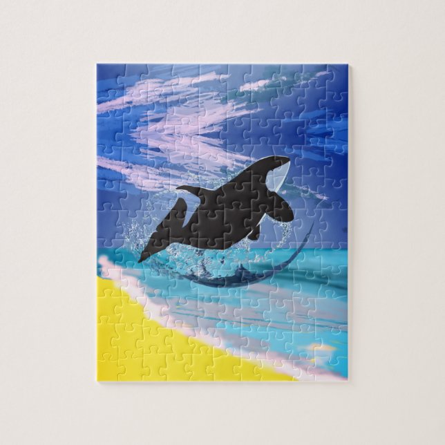 Puzzle Orca Whale (Vertical)