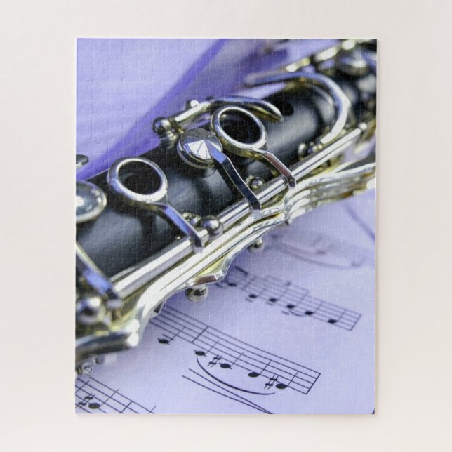 Puzzle Orchestre de musique Clarinet Sheet (Vertical)