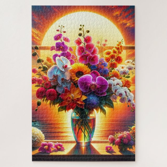 Puzzle Orchidées (Vertical)