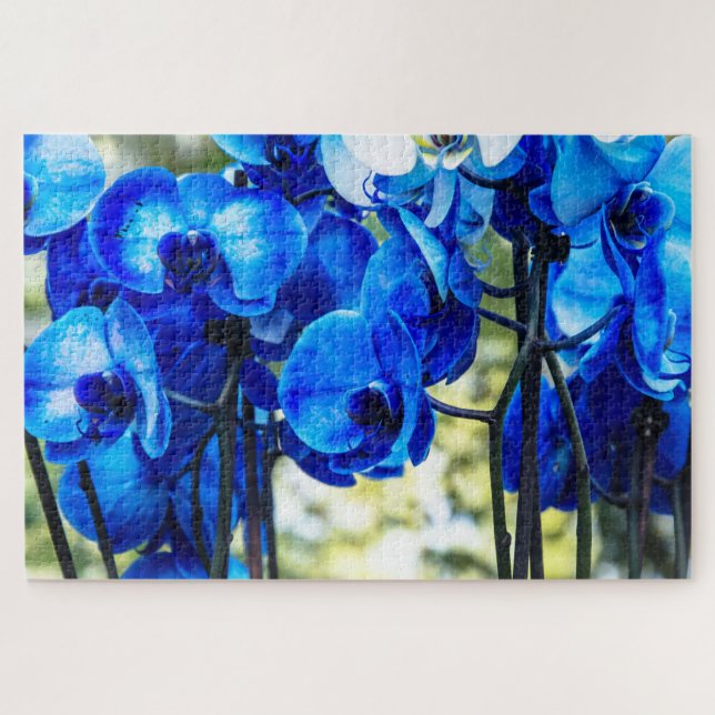 Puzzle Orchidées bleues (Horizontal)