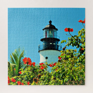 Puzzle Oreiller jeté phare de Key West, Floride