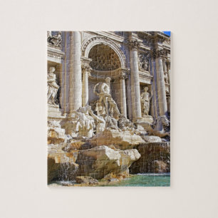 Puzzle ornement trevi fontaine métal
