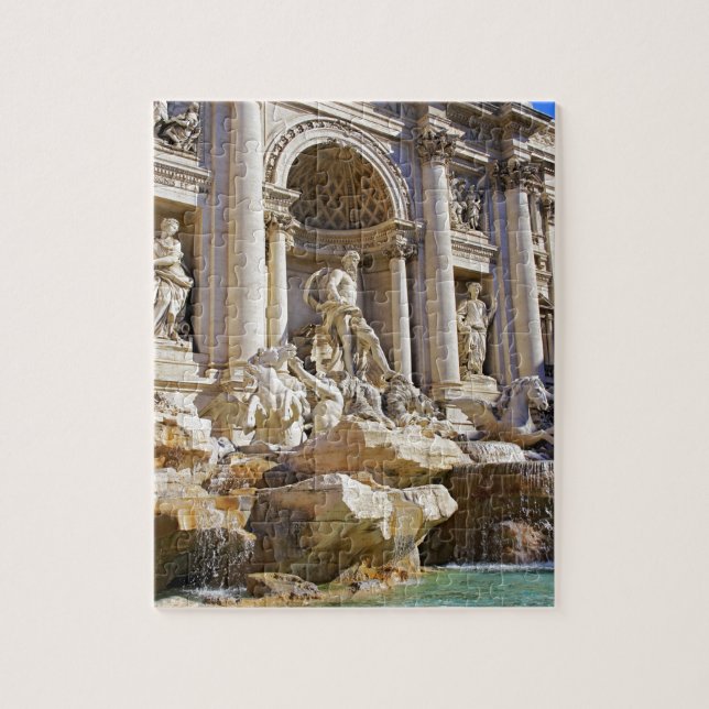 Puzzle ornement trevi fontaine métal (Vertical)