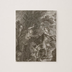 Puzzle Orphée, Eurydice principal hors d'enfer, regarde