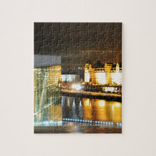 Puzzle Oslo, Norvège la nuit