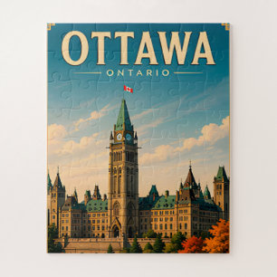 Puzzle 🏛️ Ottawa Colline du Parlement en Ontario 