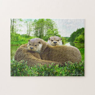 Puzzle "Otter Love"