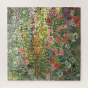 Puzzle Otto rigide - roses trémière