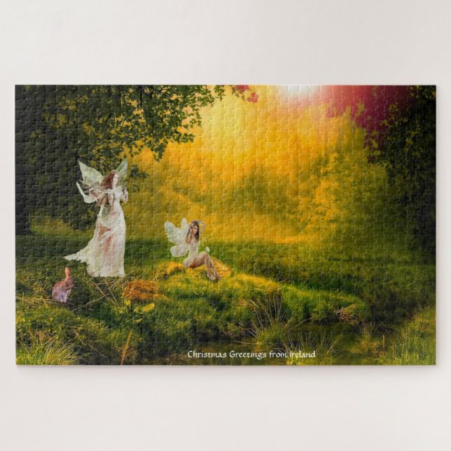Puzzle Où les Leprechauns ou les petites gens vivent. (Horizontal)