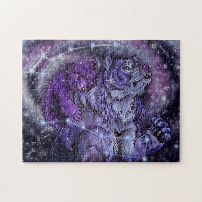 Puzzle Ours de Constellation Majeure et Mineure (Horizontal)