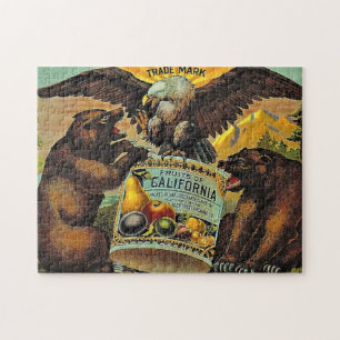 Puzzle Ours de fruits de Californie