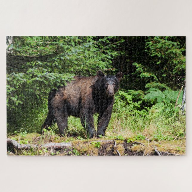 Puzzle Ours noir Alpha (Horizontal)