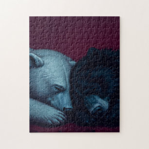Puzzle Ours noir et polaire