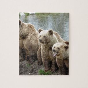 Puzzle Ours ours animal coutume personnaliser Anniversair