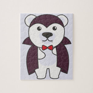 Puzzle Ours polaire Halloween mignon diable enfants Vampi