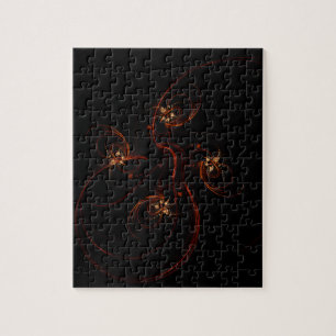 Puzzle Out of the Dark Abstract