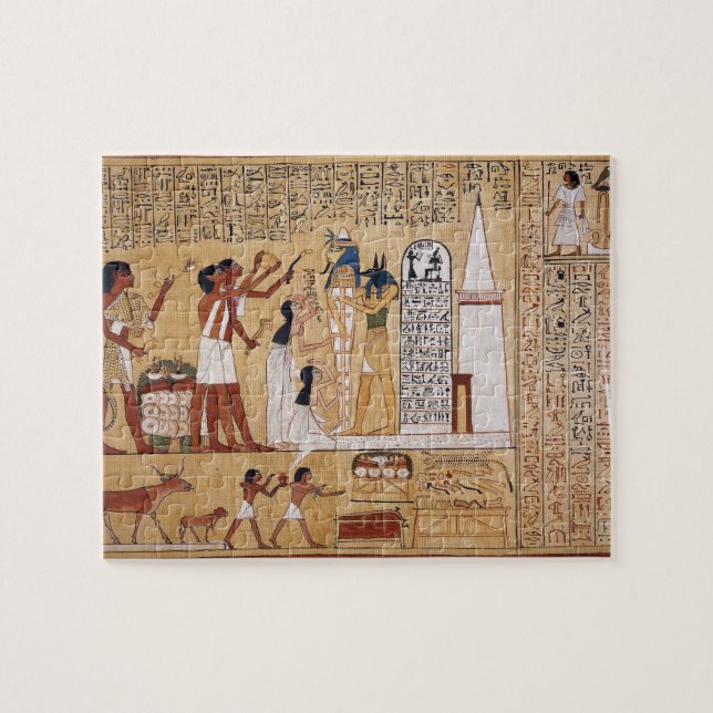 Puzzle Ouverture du livre de cérémonie de bouche des (Horizontal)