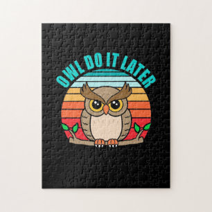 Puzzle Owl Le Faire Plus Tard