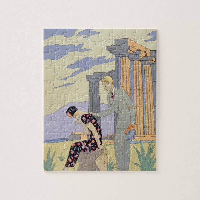 Puzzle Paestum, 1924 (copie de pochoir) (Vertical)