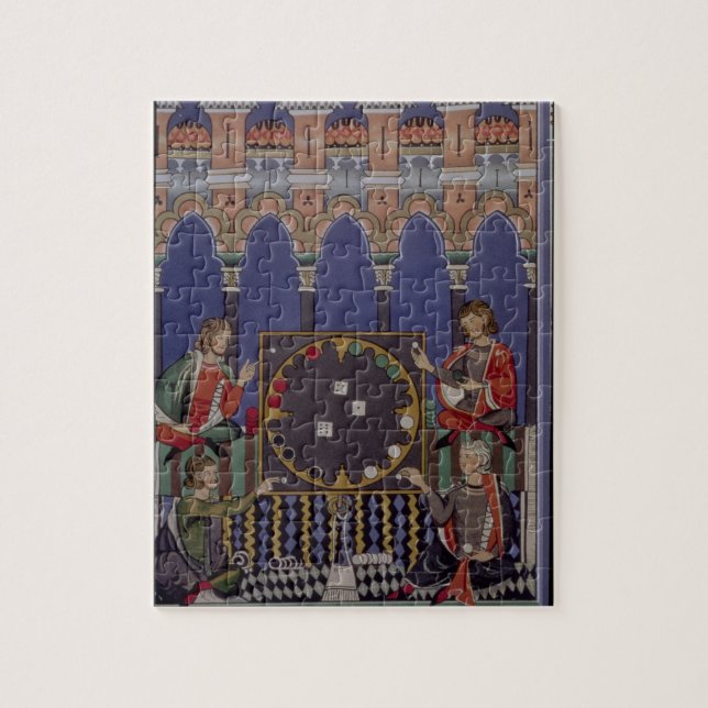 Puzzle Page 90 du livre des jeux faits pour Alfonso X (Vertical)