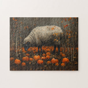 Puzzle Page de découpage du Citrouille de l'automne du bé