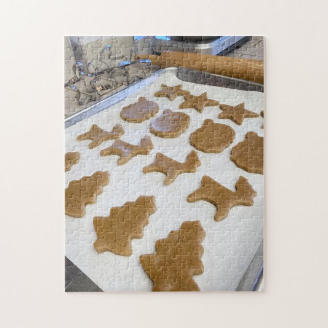 Puzzle Pain d'épices Noël Cookies Alimentation (Vertical)