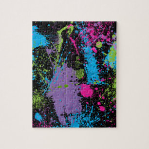 Puzzle Paint Splater