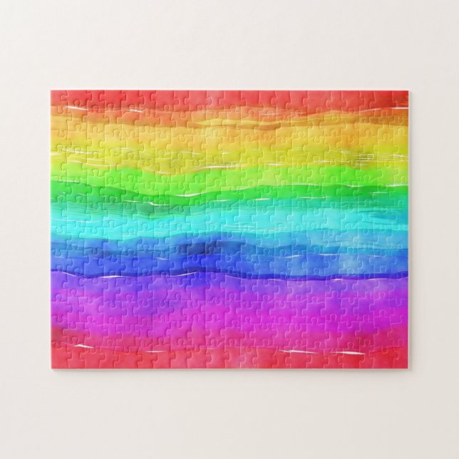 Puzzle Painted Rainbow (Horizontal)