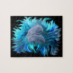Puzzle Paire de dauphins