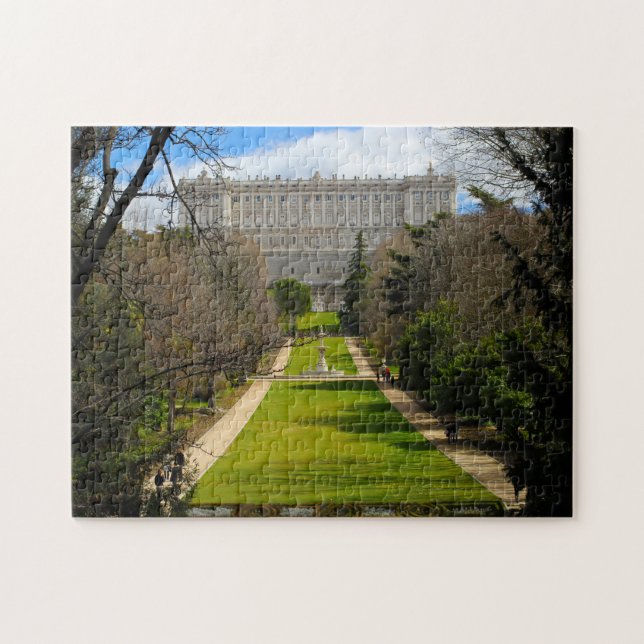 Puzzle Palais Royal Madrid. (Horizontal)