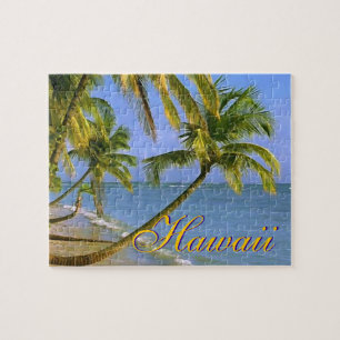 Puzzle Palmiers hawaïens Art de Voyage exotique